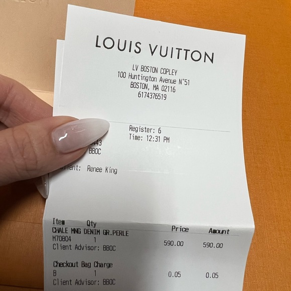 Louis Vuitton Monogram classic shawl - Picture 4 of 4